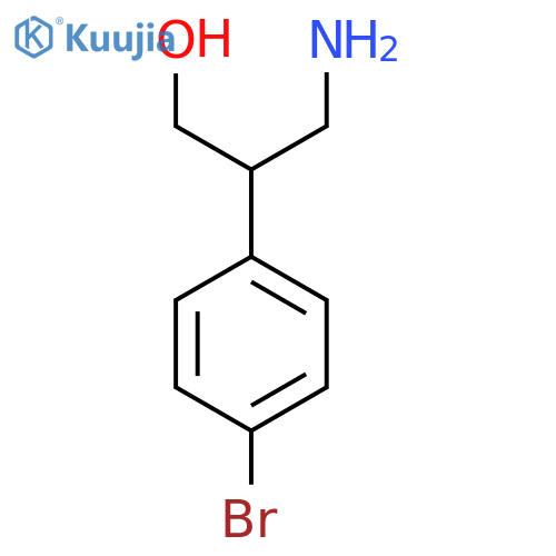 3-Amino-2-(4-bromophenyl)propan-1-ol structure