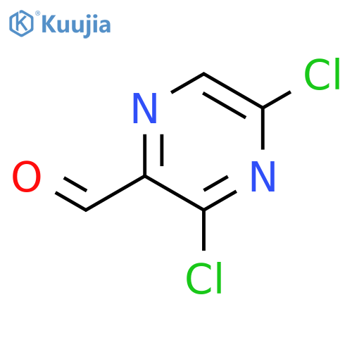 3,5-Dichloropyrazine-2-carbaldehyde structure