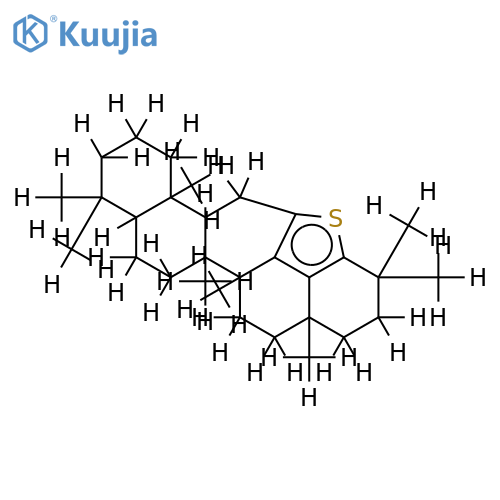 oleana-12,18-diene-12,19-thiirane structure