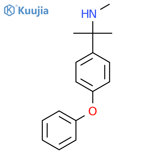 Methyl[2-(4-phenoxyphenyl)propan-2-yl]amine structure