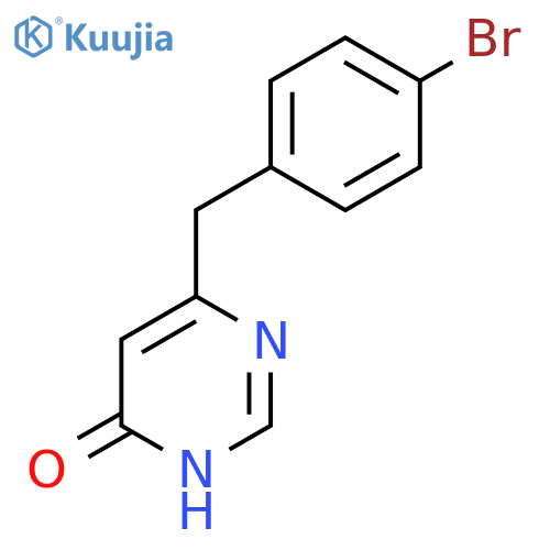 6-(4-Bromobenzyl)pyrimidin-4-ol structure