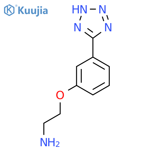 2-3-(1H-1,2,3,4-tetrazol-5-yl)phenoxyethan-1-amine structure
