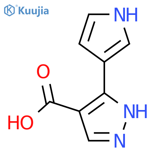 5-(1H-pyrrol-3-yl)-1H-pyrazole-4-carboxylic acid structure