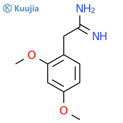 2-(2,4-dimethoxyphenyl)ethanimidamide structure
