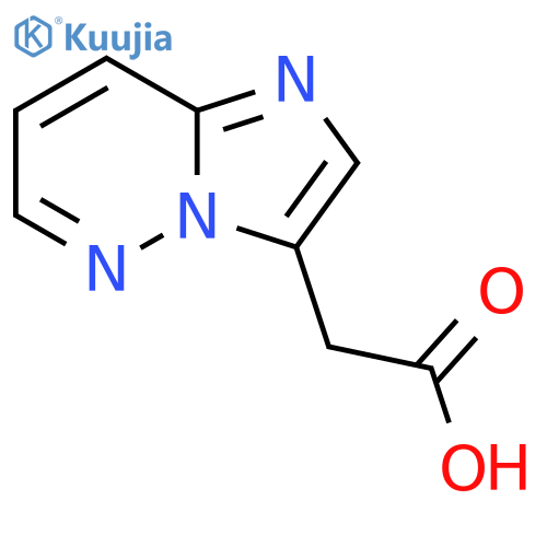 2-{imidazo1,2-bpyridazin-3-yl}acetic acid structure