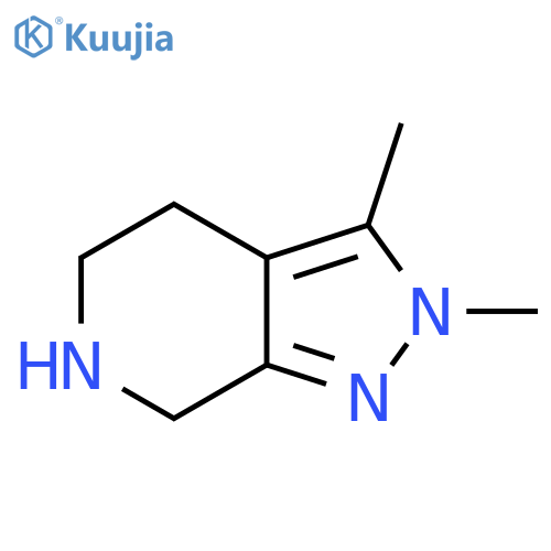 4,5,6,7-tetrahydro-2,3-dimethyl-2H-Pyrazolo[3,4-c]pyridine structure