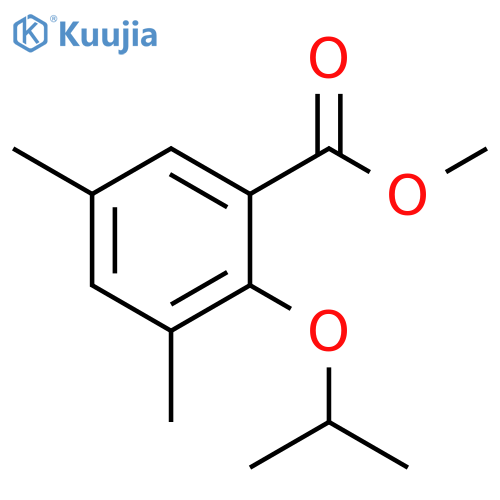 Methyl 2-isopropoxy-3,5-dimethylbenzoate structure