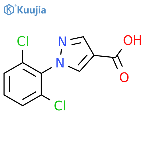 1H-Pyrazole-4-carboxylic acid, 1-(2,6-dichlorophenyl)- structure