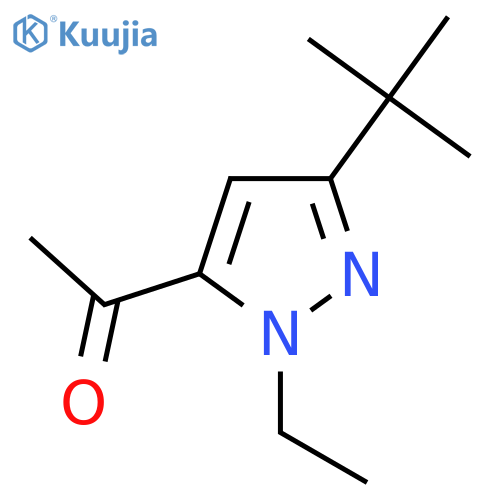 1-(3-tert-Butyl-1-ethyl-1H-pyrazol-5-yl)ethan-1-one structure
