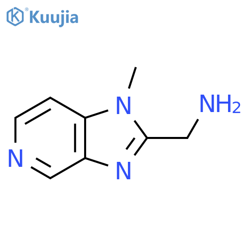 {1-methyl-1H-imidazo4,5-cpyridin-2-yl}methanamine structure