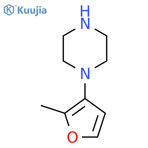 1-(2-Methylfuran-3-yl)piperazine structure