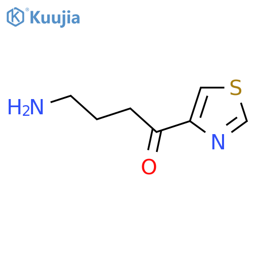 4-Amino-1-(1,3-thiazol-4-yl)butan-1-one structure