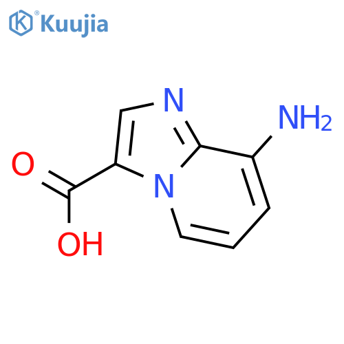8-Aminoimidazo[1,2-a]pyridine-3-carboxylic acid structure