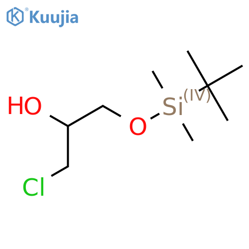 1-((Tert-Butyldimethylsilyl)oxy)-3-chloropropan-2-ol structure