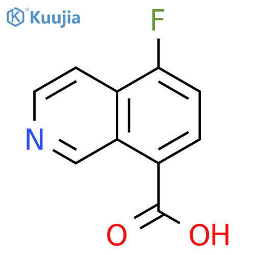 5-fluoroisoquinoline-8-carboxylic acid structure