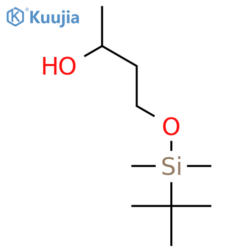 2-Butanol, 4-[[(1,1-dimethylethyl)dimethylsilyl]oxy]-, (2R)- structure