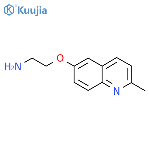 2-(2-methylquinolin-6-yl)oxyethan-1-amine structure