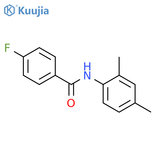 N-(2,4-dimethylphenyl)-4-fluorobenzamide structure