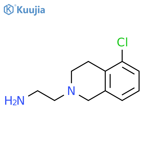 2-(5-chloro-1,2,3,4-tetrahydroisoquinolin-2-yl)ethan-1-amine structure