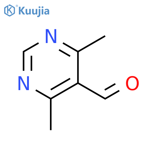 4,6-dimethylpyrimidine-5-carbaldehyde structure