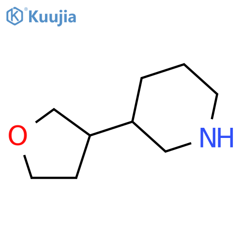 3-(oxolan-3-yl)piperidine structure