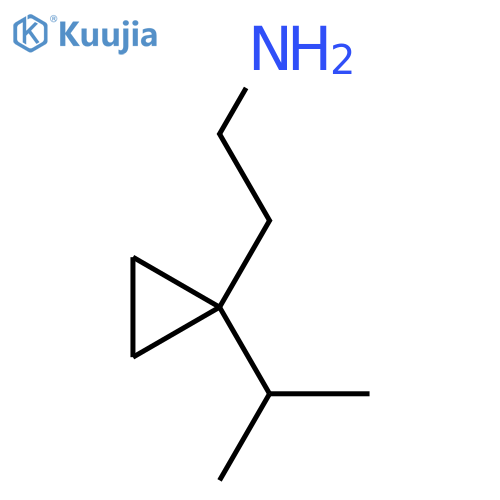 2-1-(propan-2-yl)cyclopropylethan-1-amine structure