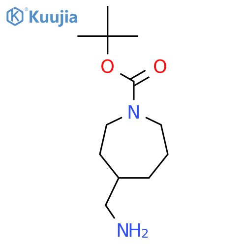 tert-butyl 4-(aminomethyl)azepane-1-carboxylate structure