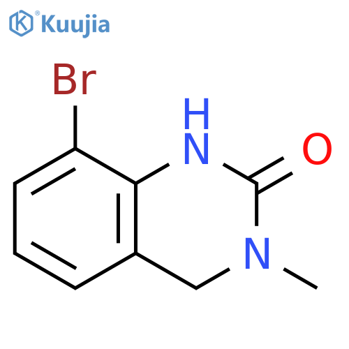 8-bromo-3,4-dihydro-3-methyl-2(1H)-quinazolinone structure