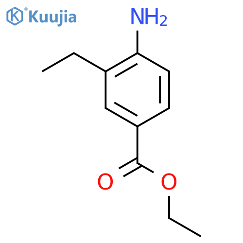 Ethyl 4-amino-3-ethylbenzoate structure