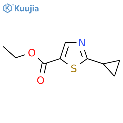Ethyl 2-cyclopropylthiazole-5-carboxylate structure