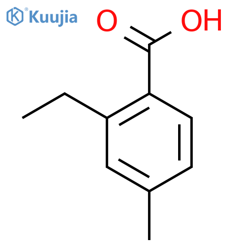 2-Ethyl-4-methylbenzoic acid structure