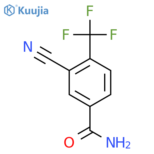 3-Cyano-4-(trifluoromethyl)benzamide structure