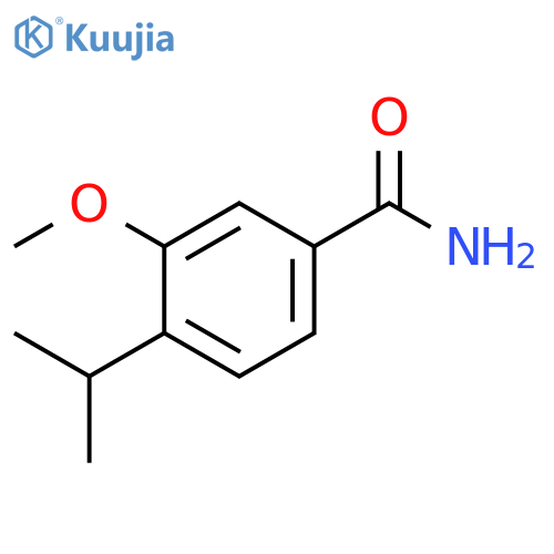 3-methoxy-4-(propan-2-yl)benzamide structure