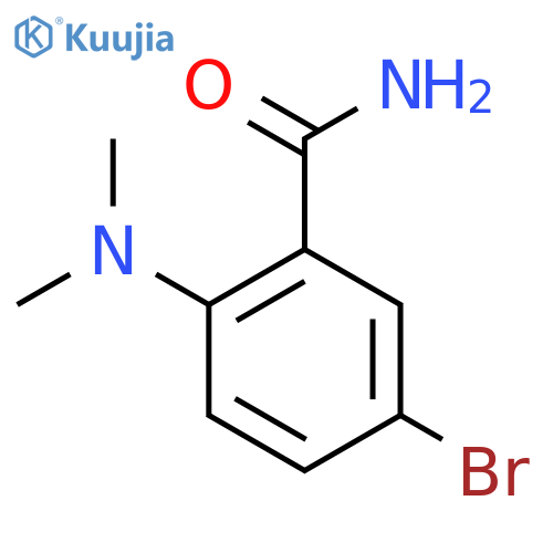5-Bromo-2-(dimethylamino)benzamide structure