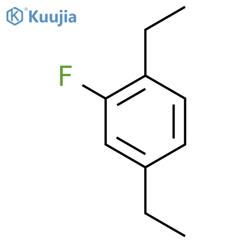 1,4-Diethyl-2-fluorobenzene structure