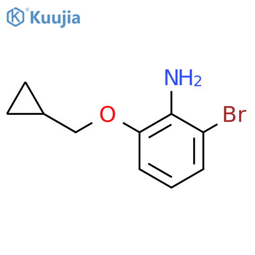 2-Bromo-6-(cyclopropylmethoxy)aniline structure