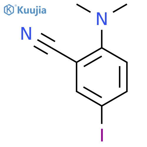 2-(Dimethylamino)-5-iodobenzonitrile structure