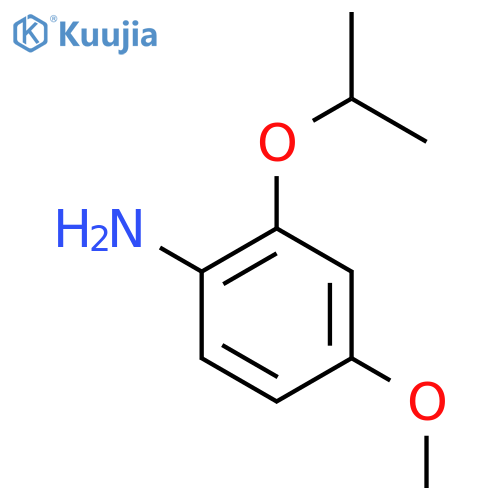 4-methoxy-2-(propan-2-yloxy)aniline structure