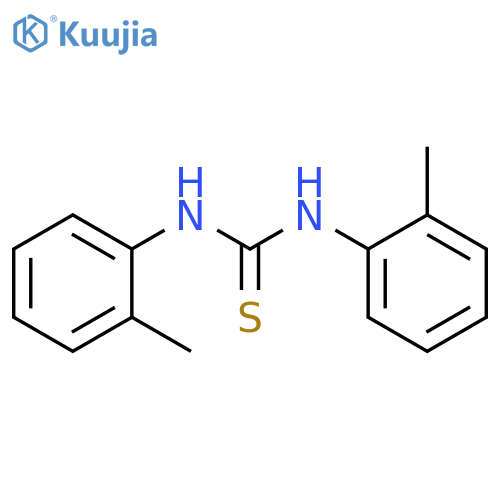 1,3-bis(2-methylphenyl)thiourea structure