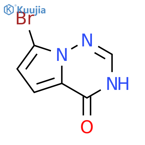 7-Bromo-3H,4H-pyrrolo[2,1-f][1,2,4]triazin-4-one structure