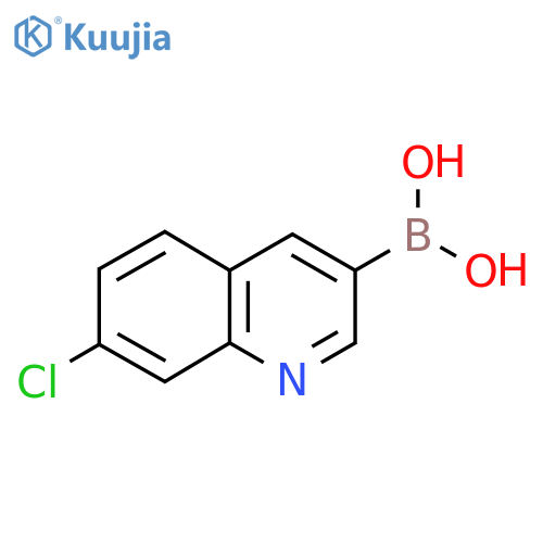 (7-Chloroquinolin-3-yl)boronic acid structure