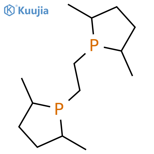 Phospholane, 1,1'-(1,2-ethanediyl)bis[2,5-dimethyl- structure