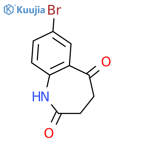 1H-1-Benzazepine-2,5-dione, 7-bromo-3,4-dihydro- structure