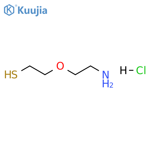 Ethanethiol, 2-(2-aminoethoxy)-, hydrochloride (1:1) structure