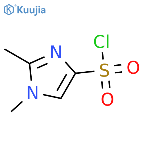 1,2-DIMETHYL-1H-IMIDAZOLE-4-SULFONYL CHLORIDE structure