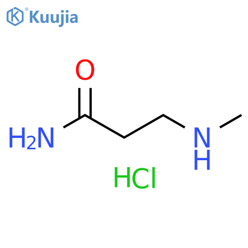 3-(methylamino)propanamide hydrochloride structure
