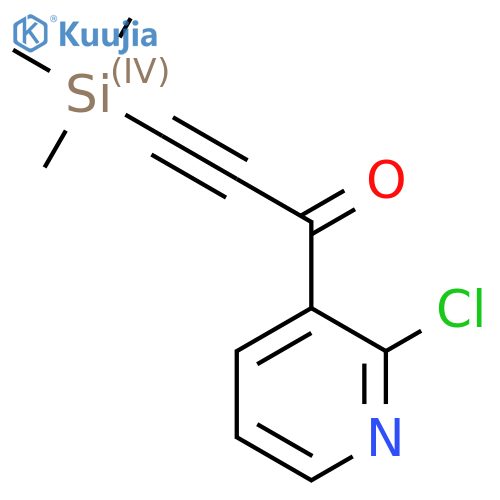 1-(2-Chloropyridin-3-YL)-3-(trimethylsilyl)prop-2-YN-1-one structure