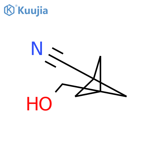 3-(Hydroxymethyl)bicyclo[1.1.1]pentane-1-carbonitrile structure
