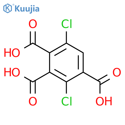 3,6-Dichlorotrimellitic acid structure