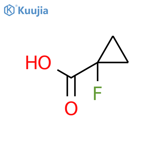 1-Fluorocyclopropanecarboxylic acid structure